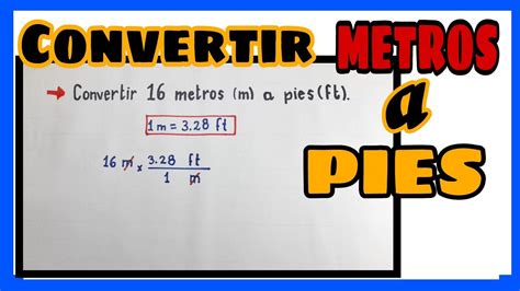 pies a metros|metros a pies conversión.